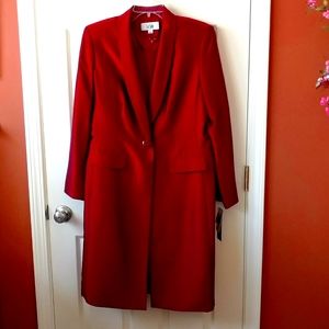 2 piece LeSuit in a deep cherry color